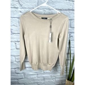 T Tahari Beige Sweater, NWT, XS